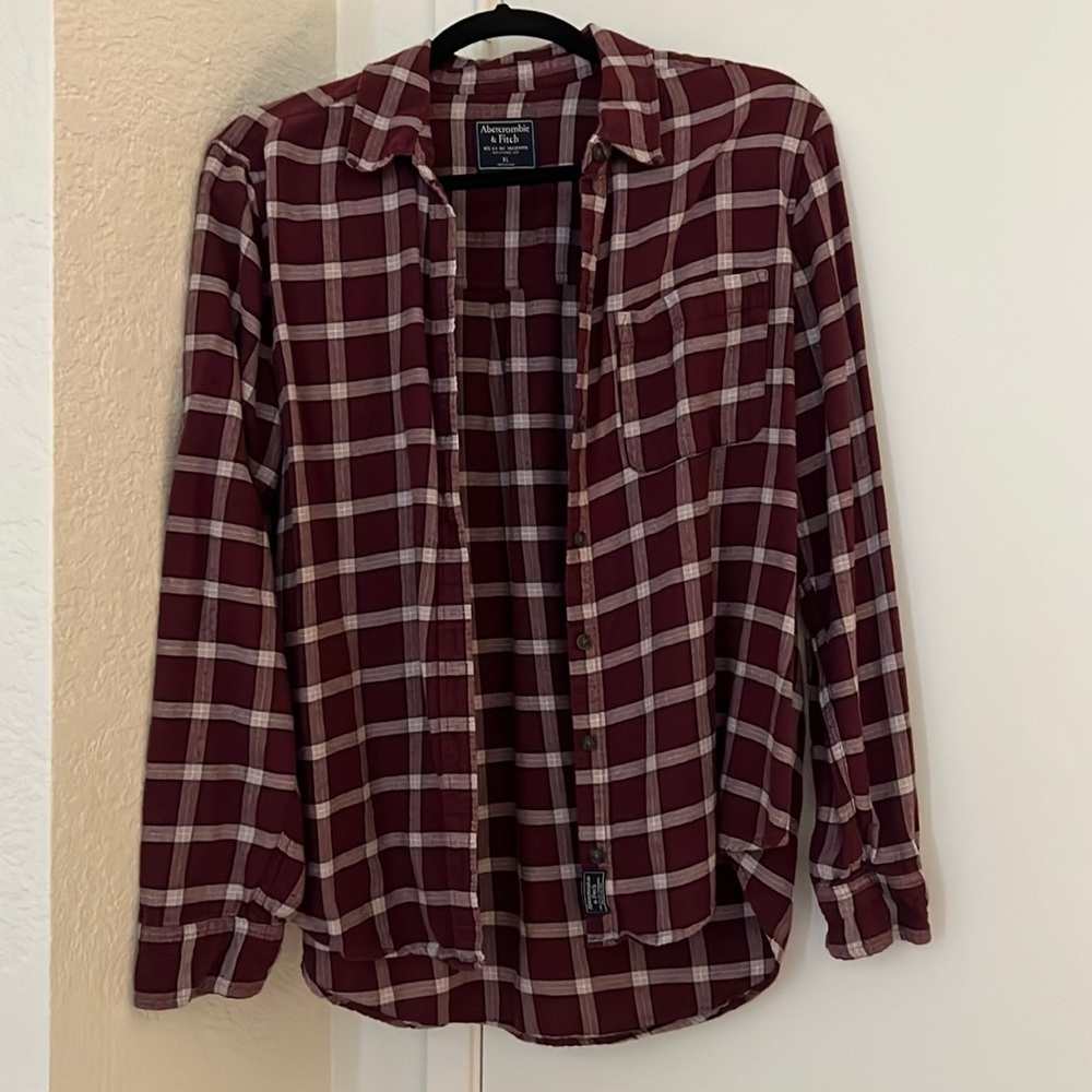 Oversized Abercrombie flannel button down